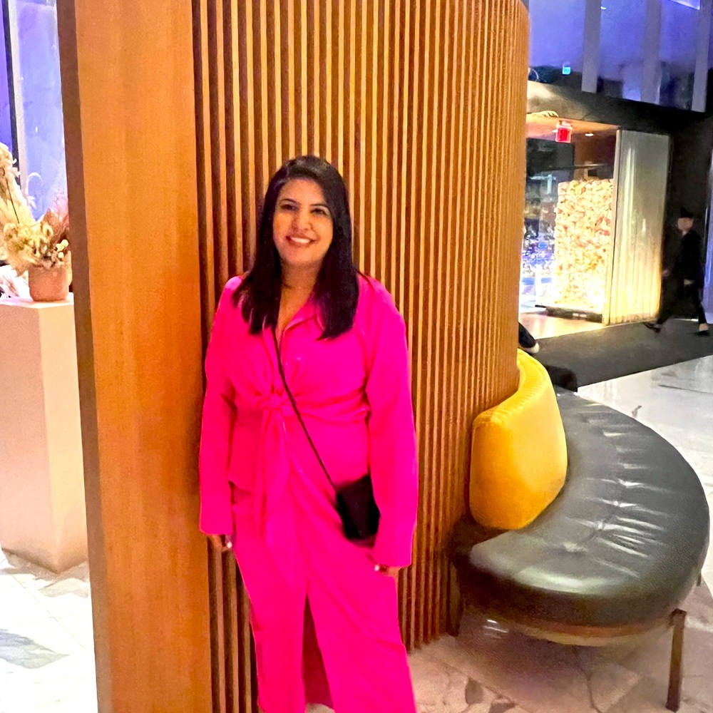Women’s dress hot pink